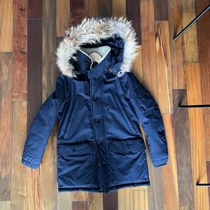 Men DUCK INSULATED padded jacket / Size Small